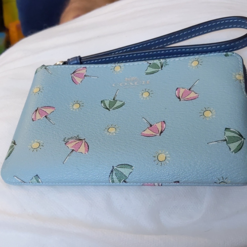 Fun summer Coach wristlet